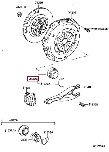 TOYOTA / LEXUS 31230-35061