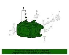 Фара HONDA 33101-SCV-A21