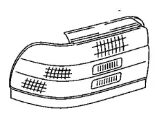 Фонарь задний TOYOTA / LEXUS 81561-35270