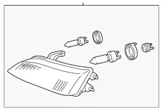 Фара TOYOTA / LEXUS 8111033300