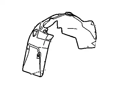 Подкрылок CADILLAC 25821701
