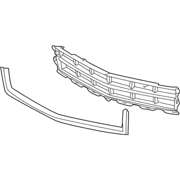 Решетка бампера CADILLAC 25778326