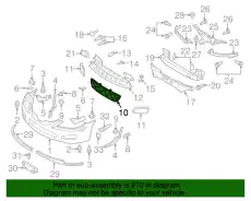 Решетка бампера MAZDA GP9A-50-1T1C