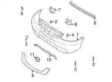 Решетка радиатора MAZDA EC01-50-712C