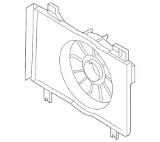 Fan, radiator ZJ38-15-210 MAZDA