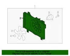 Fan, radiator ZJ38-15-210 MAZDA
