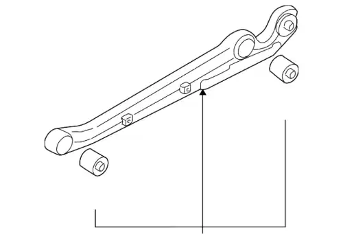 Рычаг подвески MITSUBISHI MR210729