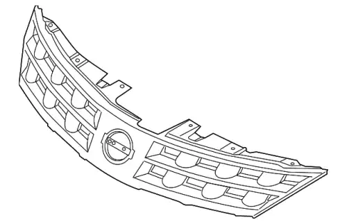 Решетка радиатора NISSAN 62310CC20B