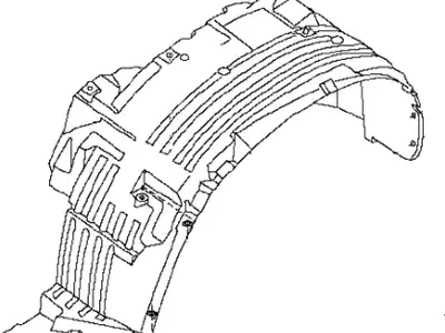 Подкрылок NISSAN 63843JK000