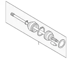 Шрус Subaru Impreza GDB EJ20 6MT 4WD, 04- 28393FE110