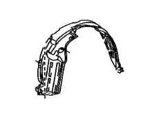 Подкрылок TOYOTA / LEXUS 53875-42072