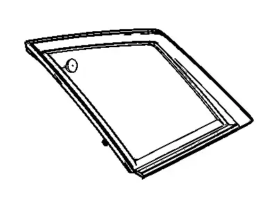 WINDOW 20915889 CADILLAC
