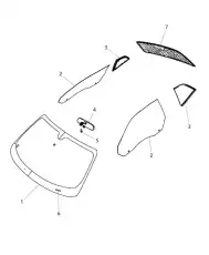 Лобовое стекло 68036993AA CHRYSLER
