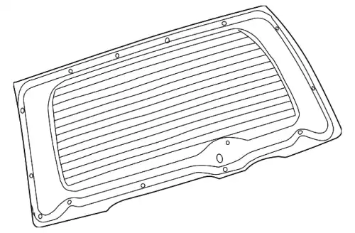 GLASS (WINDOW) YC3Z 7842006AA FORD