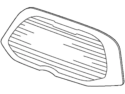 Заднее стекло верхнее 73211TF0E01 HONDA