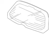 Заднее стекло верхнее 73211TF0E02 HONDA