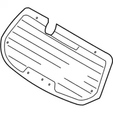 стекло багажной двери 871111F021 KIA
