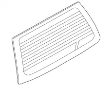 СТЕКЛО ЗАДНЕЕ WAGON LANCER IX MR598079 MITSUBISHI