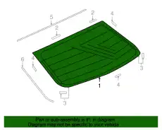 СТЕКЛО ЗАДНЕЕ 6131A089 MITSUBISHI