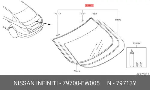 79700ew005 nissan