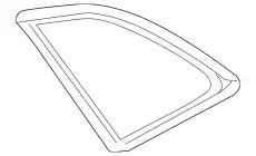 Стекло боковое 8R0845300GNVB VAG