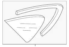 Стекло боковое 4G8845299ADNVB VAG