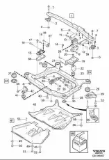 Подрамник 30776400 VOLVO
