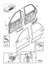 Дверь передняя правая 30649110 VOLVO