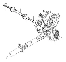 Привод левый 8251510 VOLVO