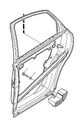 Дверь задняя 31335462 VOLVO