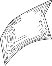 КРЫШКА БАГАЖНИКА S40 30844411 VOLVO