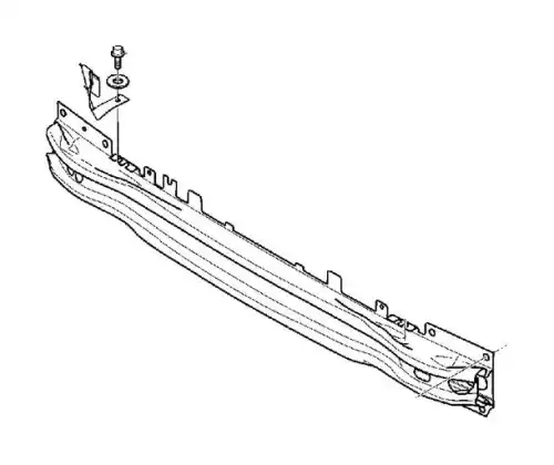 Усилитель бампера VOLVO 31349058