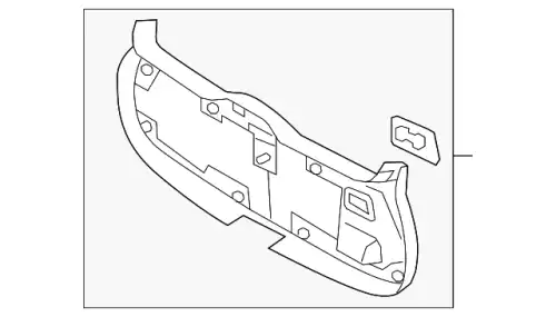 панель, нижний 39856534 VOLVO