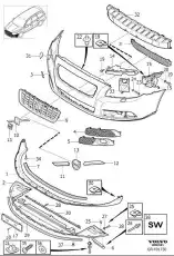 Решетка радиатора VOLVO 30678627