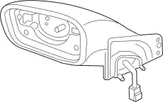 31371125 Корпус зеркала левого ХС60 Вольво VOLVO