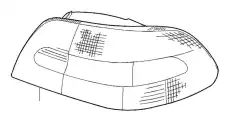 Фонарь задний VOLVO 8628641