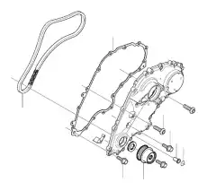 ремкомплект цепи ГРМ!\ Volvo S60/S80/V70 30759065