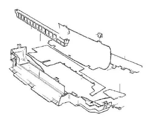 Защита радиатора 6808693 VOLVO