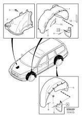 Подкрылок VOLVO 30678368
