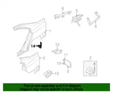 БРЫЗГОВИКИ ЗАДНИЕ 9484507 VOLVO