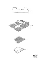 Коврики в салон VOLVO 39891790