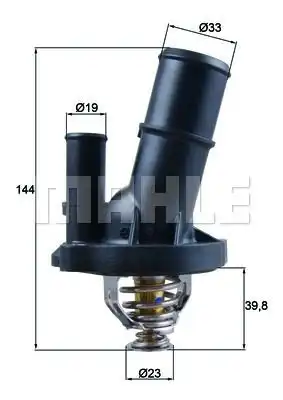 Термостат системы охлаждения BEHR TX 100 89D