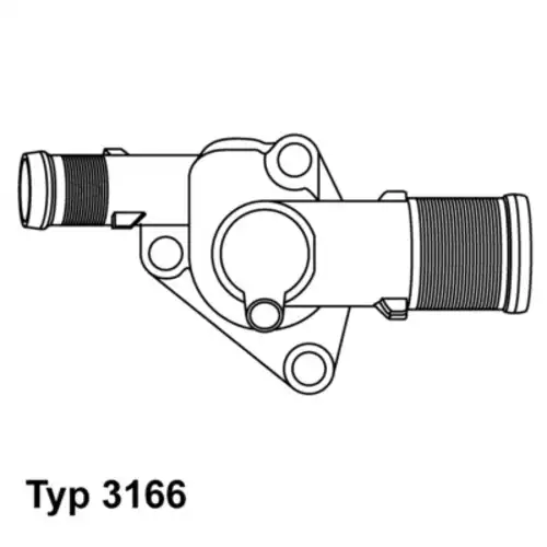 Термостат системы охлаждения WAHLER 3166.89D
