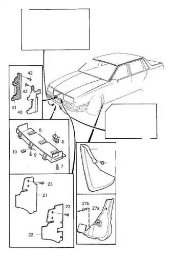 БРЫЗГОВИКИ ПЕРЕДНИЕ 9166457 VOLVO