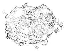  САЛЬНИК КПП M66 AWD ЛЕВЫЙ 30751014 VOLVO