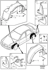  БРЫЗГОВИК ЛЕВ 30613660 VOLVO