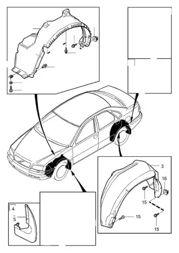 БРЫЗГОВИК ЛЕВ 30882076 VOLVO