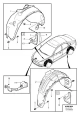 БРЫЗГОВИКИ 30764297 VOLVO