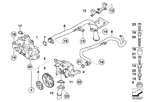 Кольцо уплотнительное автомобильное BMW 11 41 7 839 833
