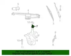 Крышка бачка стеклоомывателя SAAB 12767700